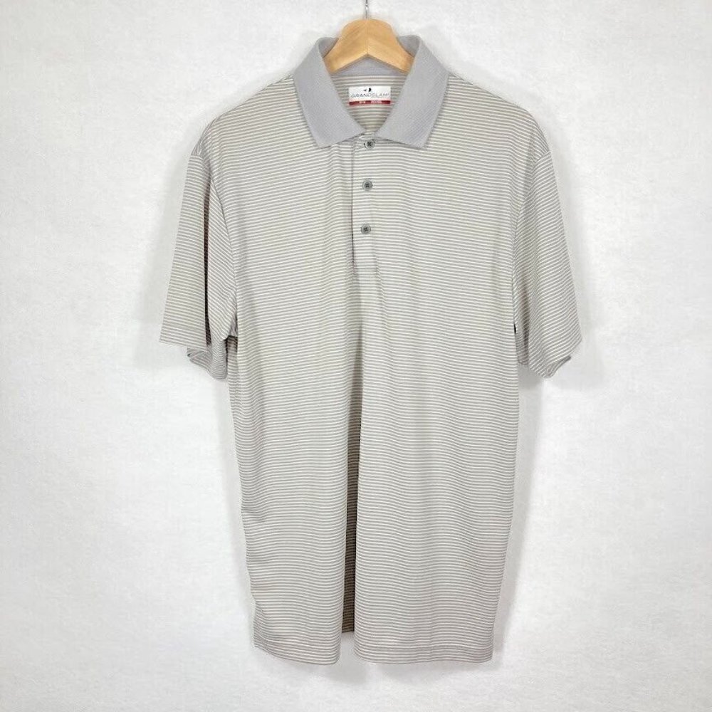 Grand Slam Performance Men's Golf Polo Outdoor Resort Classic Dad Summer Sport M